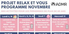 ADMR "Relax et vous"