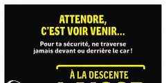 Soyons vigilants aux abords des bus